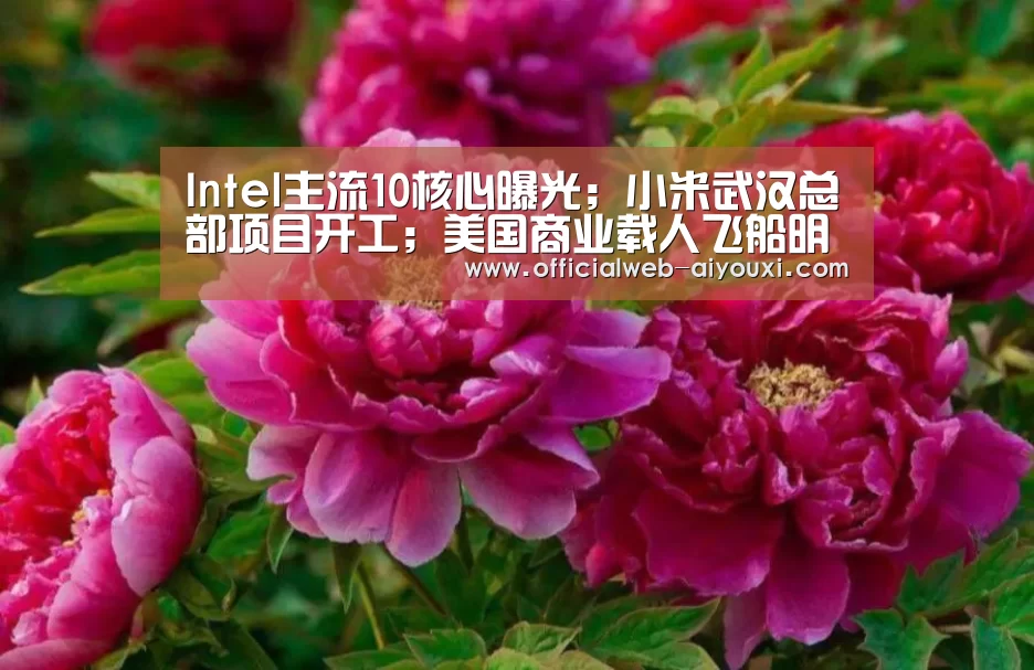 Intel主流10核心曝光；小米武汉总部项目开工；美国商业载人飞船明年试飞|雷锋早报‘爱游戏体育全站’(图3)